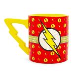 Flash Stripes Logo Ceramic Mug with Lightning Handle