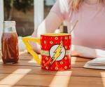 Flash Stripes Logo Ceramic Mug with Lightning Handle