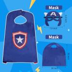 Superhero Capes and Masks Set for Kids