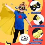 Superhero Capes and Masks Set for Kids