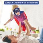 Superhero Capes and Masks Set for Kids