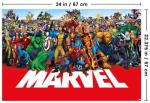 The Marvel Lineup 2025 Wall Poster - Unframed