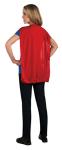 Supergirl Costume T-Shirt with Cape for Adults