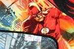 DC Comics The Flash Lightning Superhero Plush Blanket