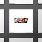 DC Comics Superman Up, Up And Away Wall Art