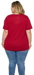 Wonder Woman Logo Plus Size T-Shirt (Dark Red)