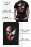 Spiderman Venom Faces Black T-Shirt for Men