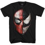 Spiderman Venom Faces Black T-Shirt for Men