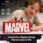 LEGO Marvel Logo Building Set with Minifigures