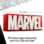 LEGO Marvel Logo Building Set with Minifigures