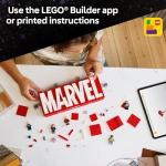 LEGO Marvel Logo Building Set with Minifigures