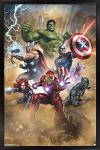 Marvel Avengers Fantastic Wall Poster - Black Frame