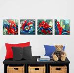Spider-Man 4-Piece Canvas Wall Art Set