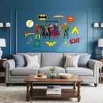 Superhero Wall Stickers for Kids' Rooms