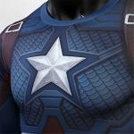 Captain America 3D Close-Fitting Cosplay T-Shirt