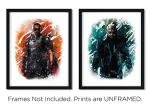 Avengers Watercolor Art Prints Set for Kids