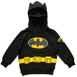 Batman Zip Hoodie for Big Boys - Black