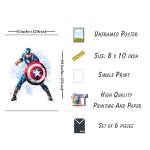 Superhero Watercolor Poster Set - 6 Prints
