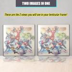 3D Lenticular Avengers Assemble Canvas Wall Art