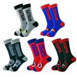 Funny Cartoon Character Socks for Adults - 5-Pack