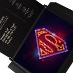 Superman Neon Metal Poster - DC Comics Art