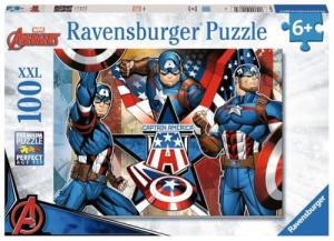 Captain America 100-Piece XXL Puzzle for Ages 6+