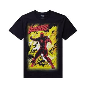 Daredevil Flame Graphic Tee for Men