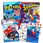 Ultimate Superhero Coloring Book Set with Stickers
