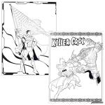 Ultimate Superhero Coloring Book Set with Stickers