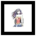 DC Comics Wonder Woman Color Sketch Wall Art