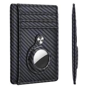 Hawanik Slim RFID Blocking AirTag Wallet