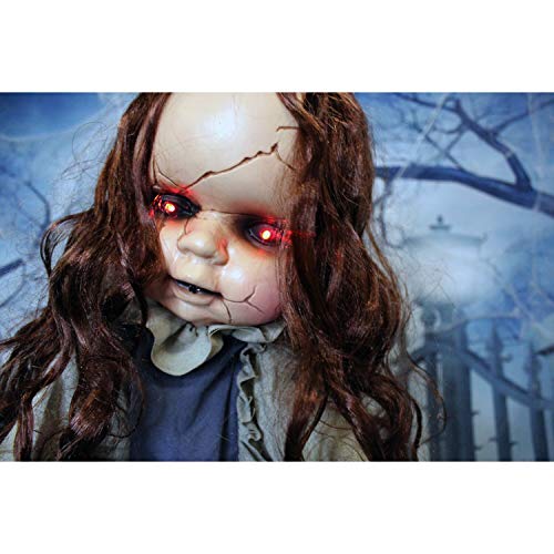 5-Ft. Animatronic Zombie with Flashing Eyes