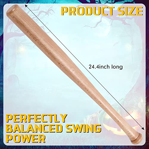 Wooden Baseball Bat and Fake Barbed Wire Set