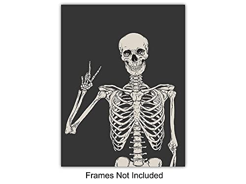 Halloween Skeleton Wall Art & Decor