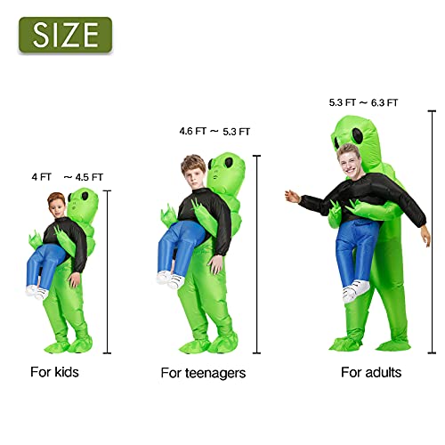 Kid's Blow Up Alien Halloween Costume