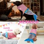 Mermaid Dog Costume for Halloween Party - M
