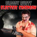 Bloody Chainsaw Prop for Halloween Role Play (16")