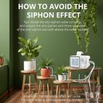 Self-Watering Indoor System for 15 Potted Plants