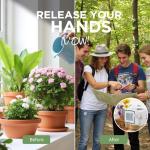 Self-Watering Indoor System for 15 Potted Plants