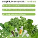 Gourmet Herb Seeds Kit for Hydroponic Gardens