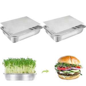 Stainless Steel 2-Tier Sprouts Growing Kit