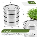 YARRD 4-Tier Stainless Steel Seed Sprouting Kit
