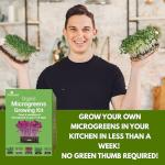 Microgreens Growing Kit with 6 Popular Seed Varieties