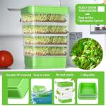 4-Tier Stackable Seed Sprouting Kit with Drainage