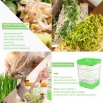 4-Tier Stackable Seed Sprouting Kit with Drainage