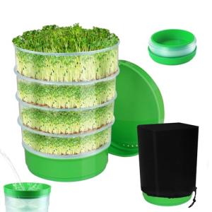Stackable Seed Sprouter Kit for Microgreens