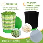 Stackable Seed Sprouter Kit for Microgreens