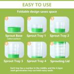 Stackable Seed Sprouter Kit for Microgreens