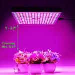 i-Venoya Full Spectrum LED Grow Light (2 Pack)