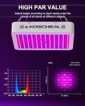 KOSCHEAL KS1200 Full Spectrum LED Grow Light